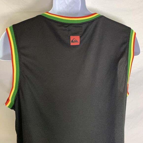 Quiksilver Hawaii 2013-14 Tank Top Jersey XXL Eddie Aikau Rasta Reggae Colorway - Picture 7 of 8
